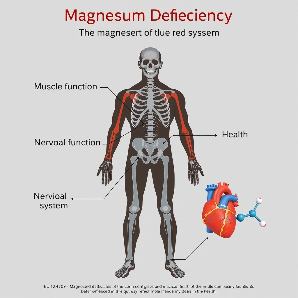 Magnesium deficiency effects on human body systems diagram